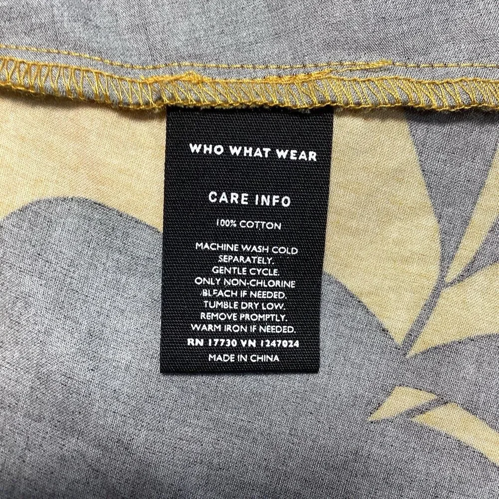 Who What Wear Dress Women's XS Midi Fit & Flare Floral Bell Sleeve Casual Summer - Picture 5 of 10